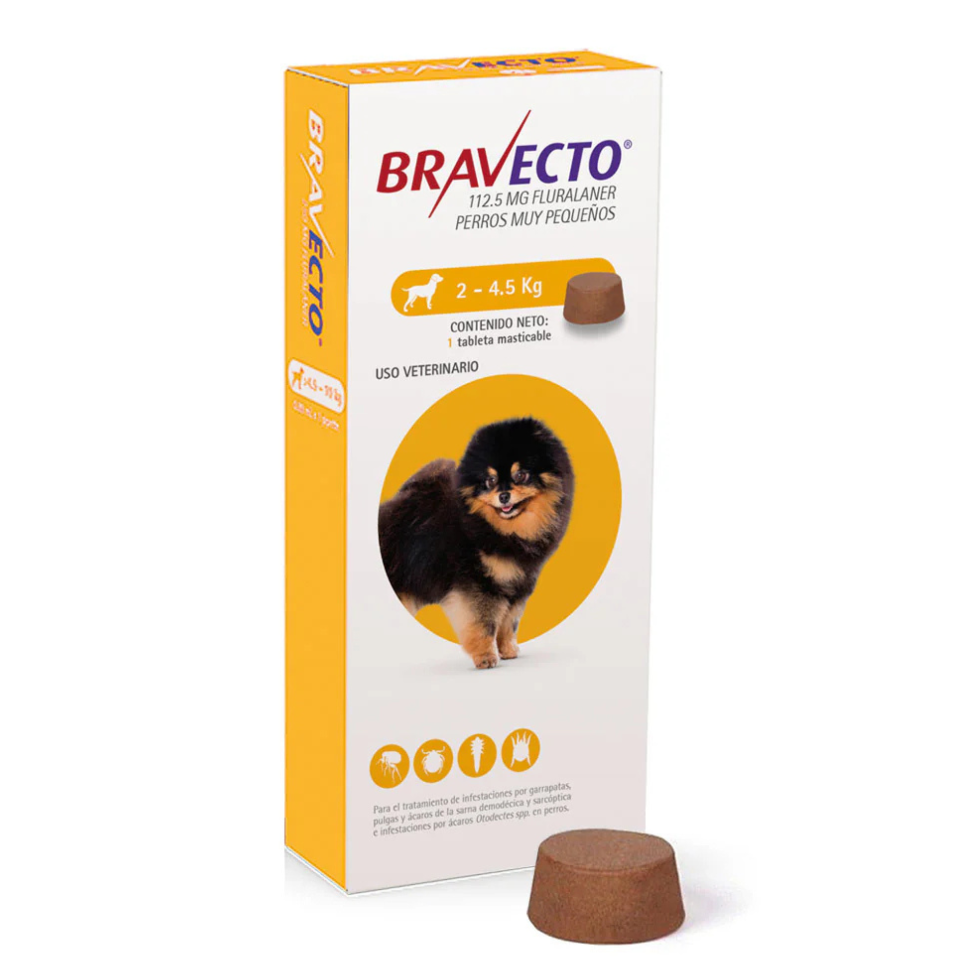 Bravecto 2 - 4.5 Kg - 1M